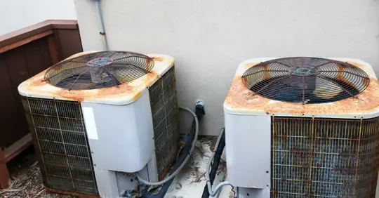 Old heating system